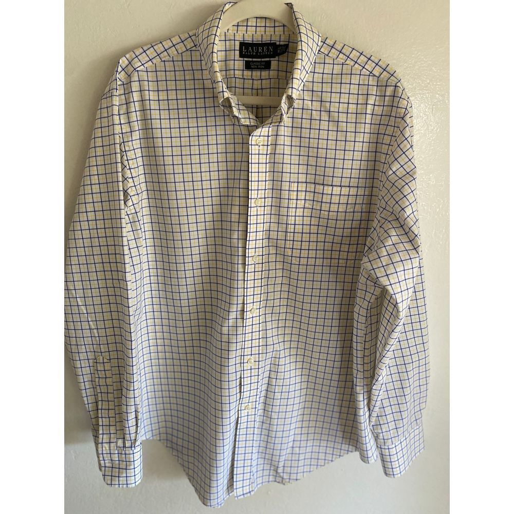 Lauren Ralph Lauren Button-Down Shirt.Size 16 1/2. EUC
